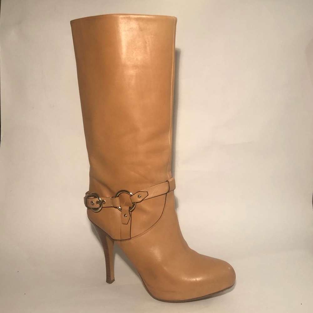 Bally Tan Knee High Boots